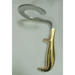 C Circular Breast Augmentation Retractor with Light and Suction